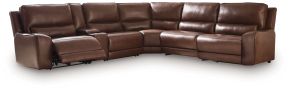 Signature Design by Ashley® PCU62607S36 DeepWakes - 6-Piece Power Reclining Sectional With Storage Console - Canyon