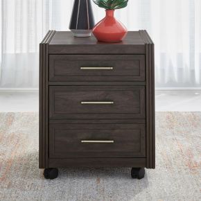 Liberty Furniture 313-HO146 Modern Edge - Castered Filing Cabinet - Caffe