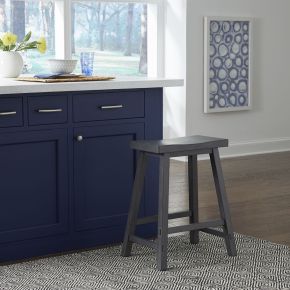 Liberty Furniture 38-B1824-S Creations - 24" Sawhorse Counter Stool - Slate