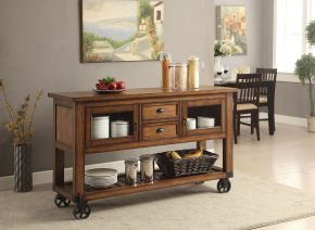 ACME 98180 Kadri - Kitchen Cart - Distressed Chestnut