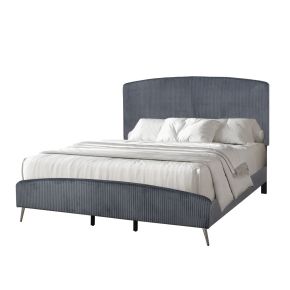 New Classic 00-4378G-100 Kailani - 6/6 Eastern King Bed - Gray