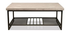 Riverside Furniture 77702 Capri - Coffee Table - Alabaster Travertine