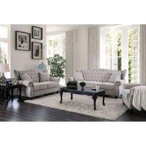 Furniture of America CM6572GY-LV Ewloe - Loveseat - Light Gray