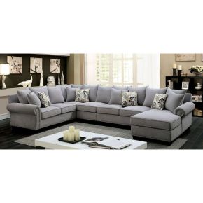 Furniture of America CM6156GY-SECT Skyler - Sectional - Gray