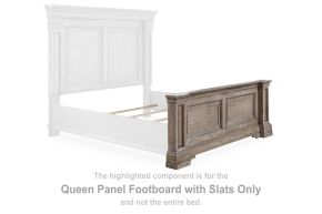 Signature Design by Ashley® B916-54 Blairhurst - Queen Panel Footboard W/Slats - Light Grayish Brown