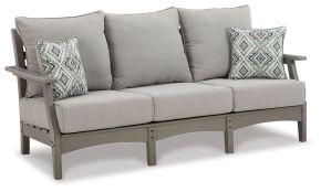 Ashley Furniture P802-838 Visola - Sofa with Cushion - Gray