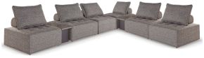 Ashley Furniture P160P14 Ashley Furniture P160P14 Bree Zee - 8-Piece Outdoor Modular Seating With 2 End Tables - Brown