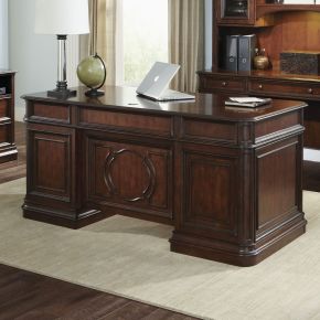 Liberty Furniture 273-HOJ-JED Brayton Manor - Jr Executive Desk - Cognac