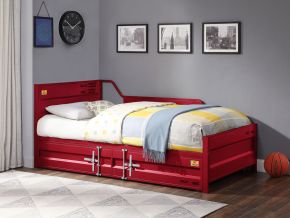 ACME 39895 Cargo - Twin Daybed With Trundle - Red