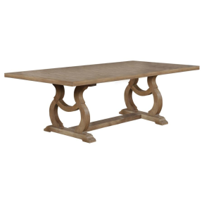CoasterEssence 110291 Brockway - Extension Leaf Dining Table - Barley Brown