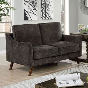Furniture of America CM6971DG-LV Maxime - Loveseat - Dark Gray