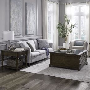 Liberty Furniture 512-OT-O3PCS Arden Road - 3 Piece Table Set (Square Collector Cocktail Table) - Satin Cherry