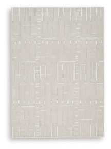 Signature Design by Ashley® R407662 Wolbert - 5' x 7' Rug - Tan / Ivory