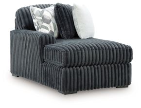 Signature Design by Ashley® 9810516 Midnight-Madness - LAF Corner Chaise - Gunmetal