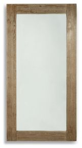 Signature Design by Ashley® A8010278 Waltleigh - Floor Mirror - Distressed Brown