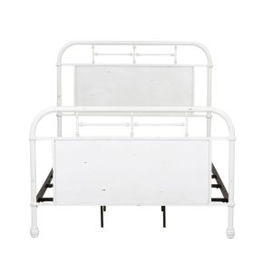 Liberty Furniture 179-BR17HFR-AW Vintage Series - Full Metal Bed - Antique White