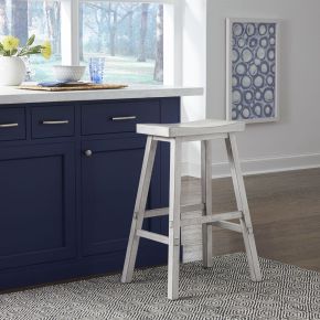 Liberty Furniture 38-B1830-W Creations - 30" Sawhorse Stool - White