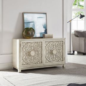 Liberty Furniture 2057W-AC4629 Sundance - 2 Door Accent Cabinet - Antique Linen