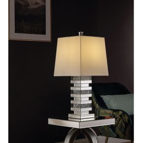 ACME 40242 Noralie - Table Lamp - Pearl Silver - Glass