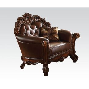 ACME 52003 Vendome - Chair - Cherry PU & Cherry