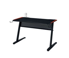 ACME 93125 Dragi - Gaming Desk With USB - Black & Red