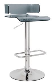 ACME 96261 Rania - Stool - Gray & Chrome