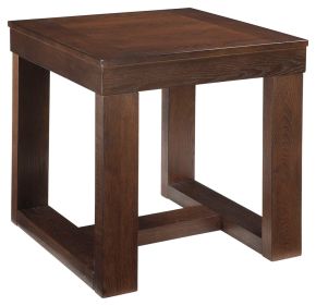 Signature Design by Ashley® T481-2 Watson - Dark Brown - Square End Table --Testing