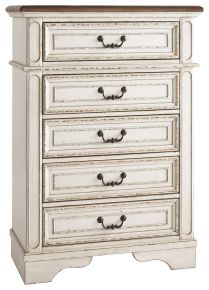 Ashley Furniture B743-45 Realyn - Chipped White - Chest