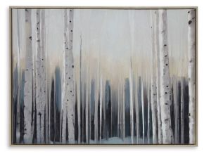 Signature Design by Ashley® A8000398 Baabell - Blue / White - Wall Art