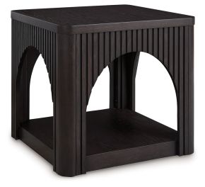 Signature Design by Ashley® T760-2 Yellink - Black - Square End Table