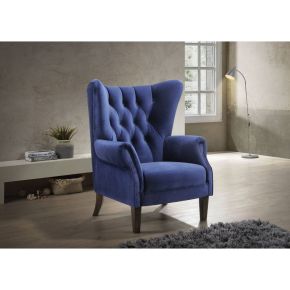 ACME 59519 Adonis - Accent Chair - Navy Blue Velvet