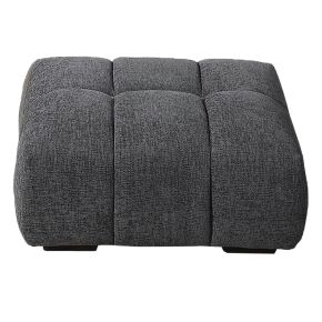 ACME LV02841 Chosen - Ottoman - Gray Chenille