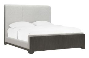 Pulaski Furniture P402-BR-K1 Anderson Park - Queen Upholstered Bed - Moose Trail / Frontier Brown
