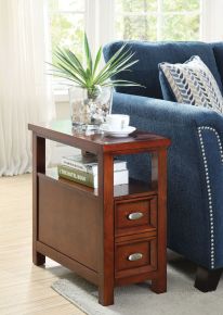 ACME 80921 Perrie - Accent Table - Cherry