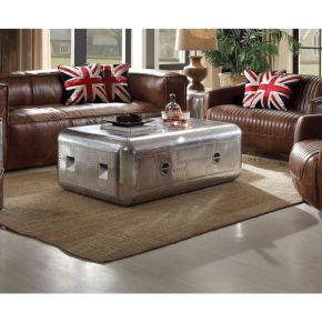 ACME 82180 Brancaster - Coffee Table - Aluminum - 19"