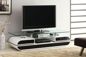 Furniture of America CM5813-TV Evos - TV Console - Black / White