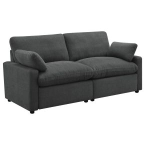 Coaster Fine Furniture 609532P Collins - Modular Power Loveseat - Dark Gray