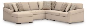 Benchcraft® 59404S8 Benchcraft® 59404S8 LadyMae - 5-Piece Sectional With LAF Corner Chaise - Twill