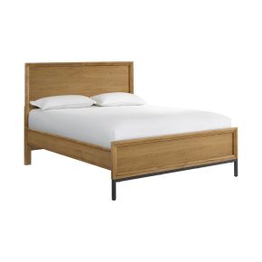 Intercon NP-BR-5464Q-NTO-C Newport - Queen Bed - Natural Oak