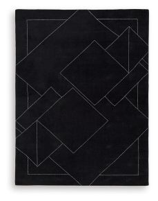 Signature Design by Ashley® R407531 Marav - 8' x 10' Rug - Black / White