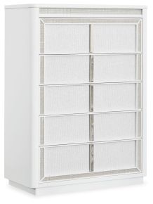 Ashley Furniture B822-46 Chalanna - Five Drawer Chest - White