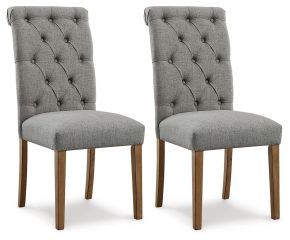 Signature Design by Ashley® D324-01 Harvina - Gray - Dining Uph Side Chair (Set of 2)