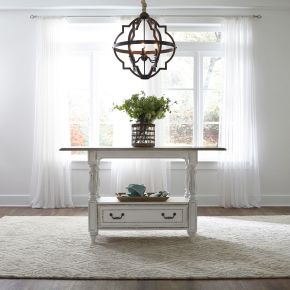 Liberty Furniture 244-GT3660 Magnolia Manor - Gathering Table - Antique White