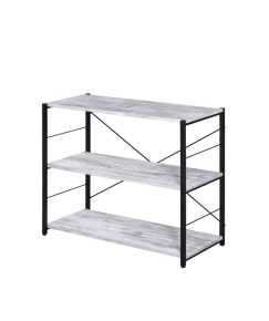 ACME 92771 Tesadea - Bookshelf - Antique White & Black Finish - 30"