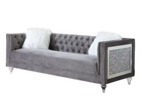 ACME LV00330 HeiberoII - Sofa - Gray Velvet