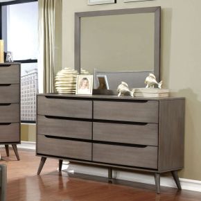 Furniture of America CM7386GY-D Lennart - Dresser - Gray