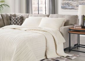Signature Design by Ashley® 3100483 Mahoney - Raf Full Sofa Sleeper - Pebble