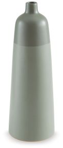Ashley Furniture A2000655 Ashley Furniture A2000655 Peerland - Vase - 15" - Sage Green