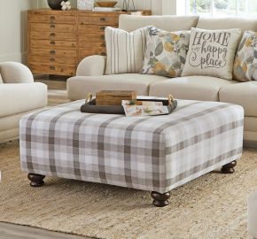 Jackson 137928-1971/28 Jonesport - Cocktail Ottoman - Mica