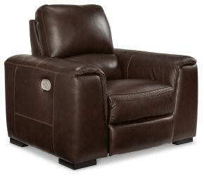 Signature Design by Ashley® U2550213 Alessandro - PWR Recliner/Adj Headrest - Walnut